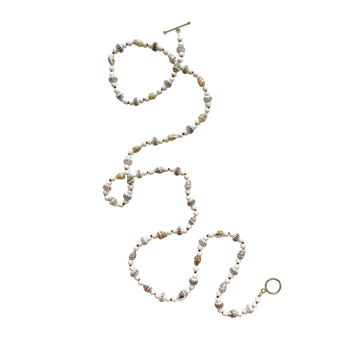Ebb & flow wrap around necklace
