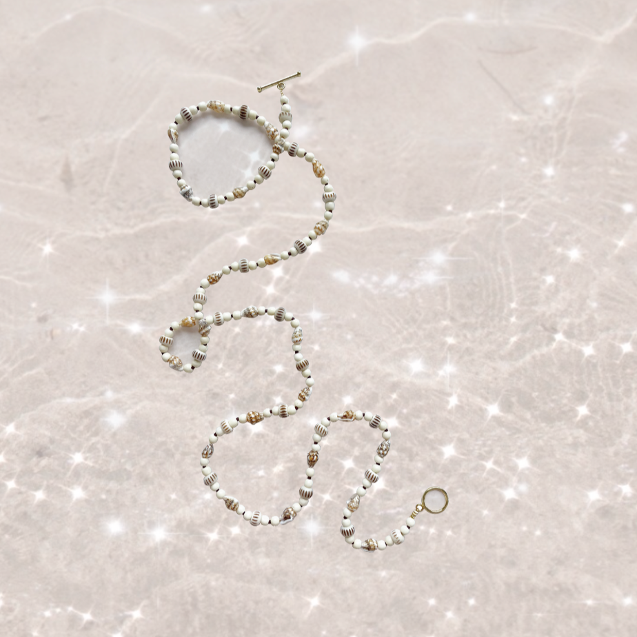 Ebb & flow wrap around necklace