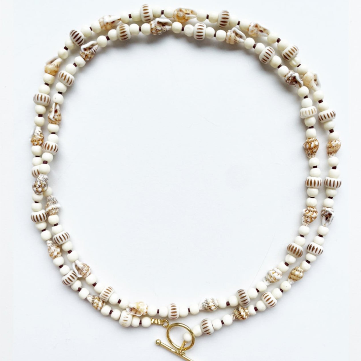 Ebb & flow wrap around necklace